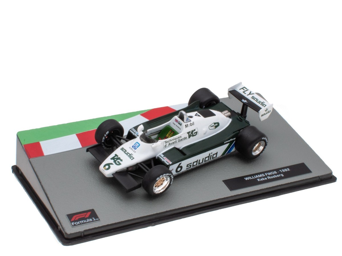 【美品】1/43 ミニチャンプス ウイリアムズ FW08B テストカー 1982 Minichamps 1/43 Williams FW08B Test Car 1982 | eBay