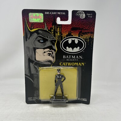 Batman Returns CATWOMAN Die-Cast Metal figure. ERTL 1992. Item 2484. Sealed MOC