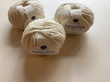 DungarEASE  3 Balls 60% Cotton 40% Acrylic Yarn Off White Each 100gm  From Italy