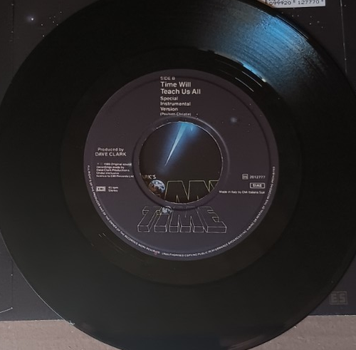 Vinile 45 giri Julian LENNON (Stevie Wonder) - Time will teach us all Ex-/Ex - Foto 3 di 3
