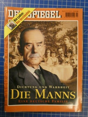 Der Spiegel Magazin 17.12.2001 Nr.51  Die Manns Dichtung & Wahrheit H-5039