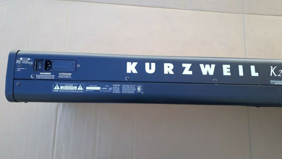 KURZWEIL K2600X 88 touches K2600 vendu pour piéces ou à réparer | eBay
