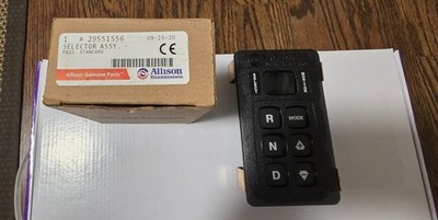 Allison 29551556 Electric Push Button Shifter Selector Assembly
