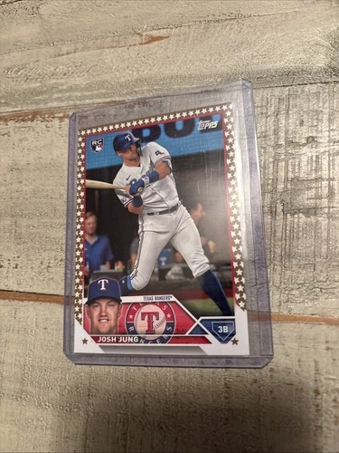 2023 Topps Complete Set - Josh Jung #529 Gold Star (RC)