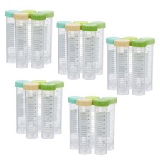  25 pièces tubes centrifugeuses autoportants 50 ml/1,7 oz avec couvercle à bouchon à vis, conique