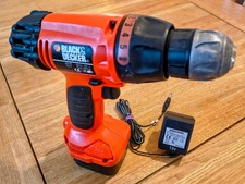 Black & Decker CD12C Typ 2 Cordless 12V Drill Driver, with Battery & Charger