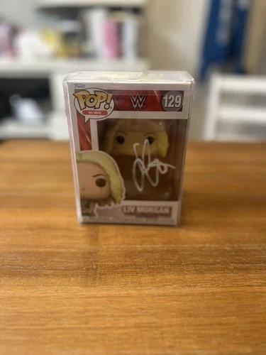 Liv Morgan Signed Funko Pop! #129, Certified Authentic By PSA.