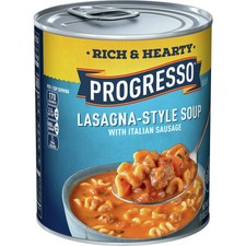 Progresso Rich  Hearty, Lasagna-Style Soup With Italian Sausage, Canned Soup, 1