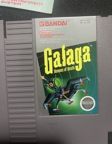 Galaga: Demons of Death (Nintendo NES, 1988) Game and Manual Only