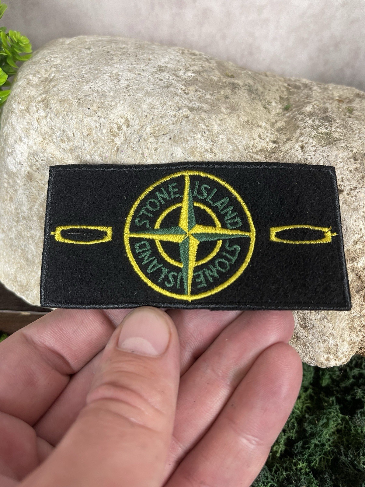 STONE ISLAND Badge +2 Buttons Black Logo Patch Compass thumbnail 2