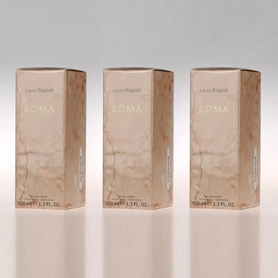 3x Laura Biagiotti Roma EDT 100ml - Photo 1/2