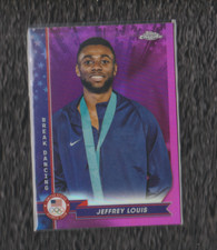 2024 Topps Chrome U.S. Summer Olympics Jeffrey Louis Pink REF