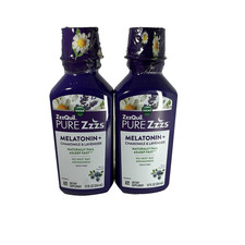 2 Vicks ZzzQuil Pure Zzzs Melatonin 12oz -exp: 07/26