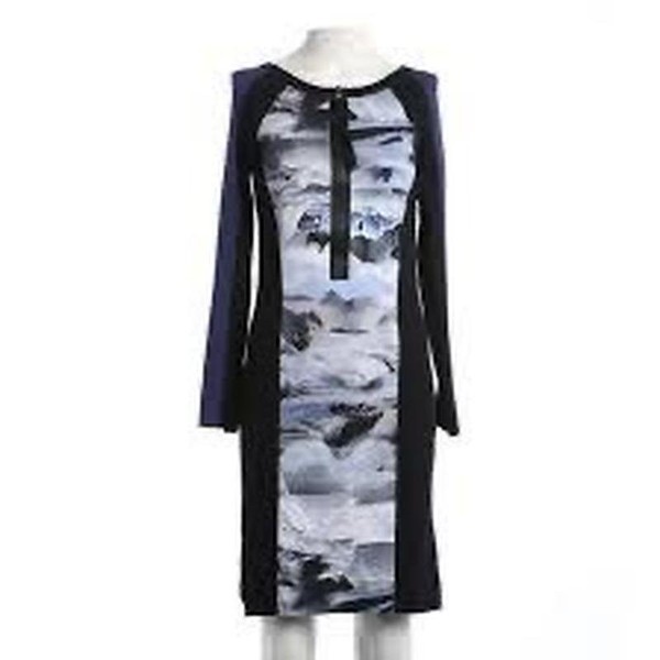 Women Marc Cain Dress Navy Cotton 40
