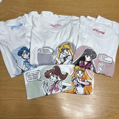 Sailor Moon GU Collaboration T-Shirt Set 5tlg XL Anime Sailor Mars Neu