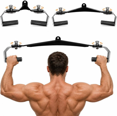 Lat Pull Down Bar Set - 360° Rotating Handles, Heavy-Duty, 660 Lb Capacity