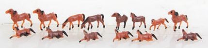 Figuras de caballos Herpa 63712 N surtidas (juego de 50) | Condition: New