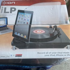 Ion Profile LP USB Turntable With Input EZ Vinyl Converter Software New