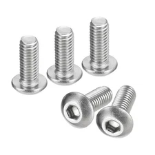 20pcs #10-32x1/2" Button Head Socket Cap Screws Stainless Steel Screws