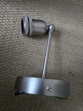 Satin Nickel Industrial Metal Wall Light Fitting Adjustable Head E27 Lamp Holder