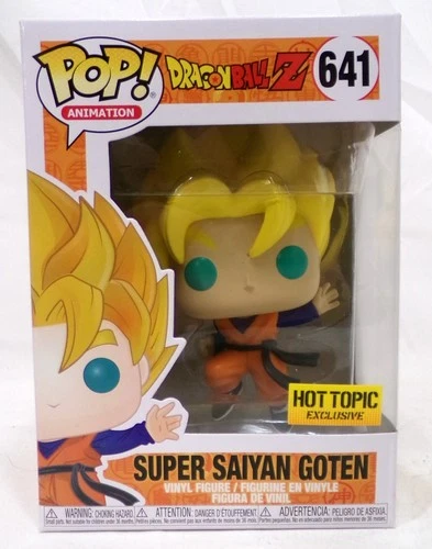 Funko Pop! 641 Super Saiyan Goten Hot Topic Exclusive Dragon Ball Z Animation
