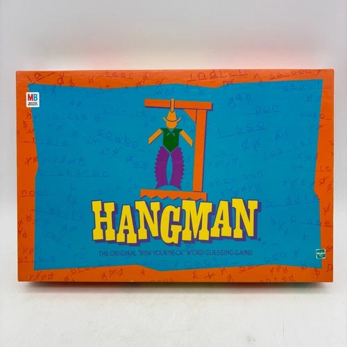 VINTAGE Hangman COMPLETE Milton Bradley 1999 Words Classic Game
