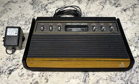 ATARI CX2600 'Heavy Sixer' Six Switch Console Early F Series Sunnyvale CA. RARE