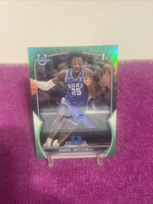 2023 Mark Mitchell Bowman Chrome U 1st Bowman Auto Green Refractor SP#/99 Duke