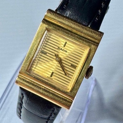 RADO DiaStar Square Gold Handwound Watch Vintage SquareCase Watch