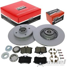 MAPCO BREMSSCHEIBEN 249mm + BELÄGE HINTEN passend für CITROËN C3 C4 DS3 DS DS PE