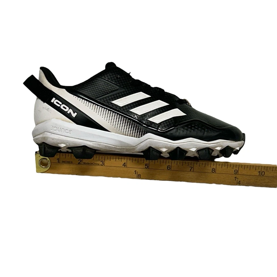 Adidas Icon Mens Youth Size 3.5 Baseball Cleats - Image 2 of 4