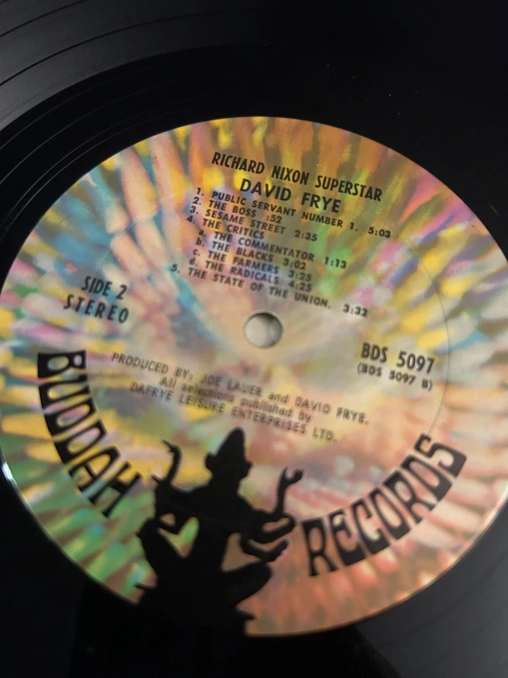 (USED) David Frye – Richard Nixon Superstar - 1971 - Buddah BDS 5097 EXEX — 第 3/4 张图片