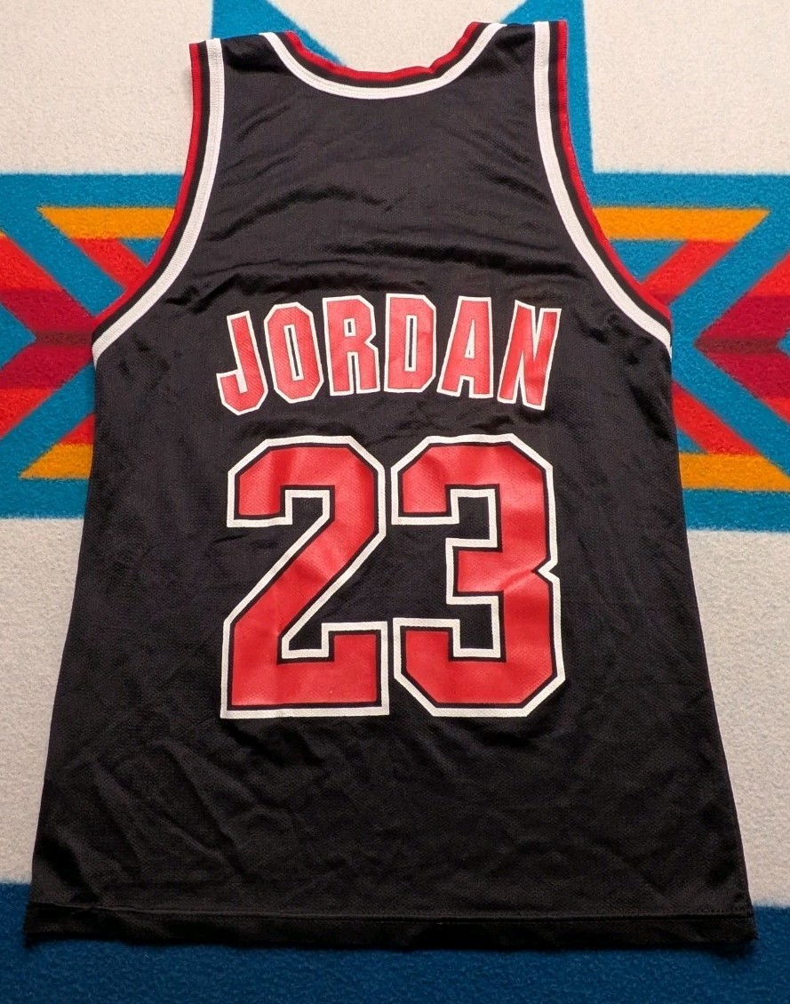 Vintage Michael Jordan Chicago Bulls Champion Jersey #23 Jumpman