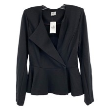 CAbi Black Peplum Blazer Women's Size 2