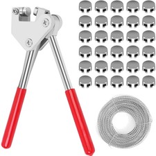 Plombenzange Set, Dichtungszangen Kit, 130 Rundplomben, 40m Draht, für Strom ...