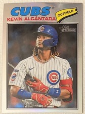 2026 Topps Heritage Chrome Refractor Kevin Alcantara Chicago Cubs