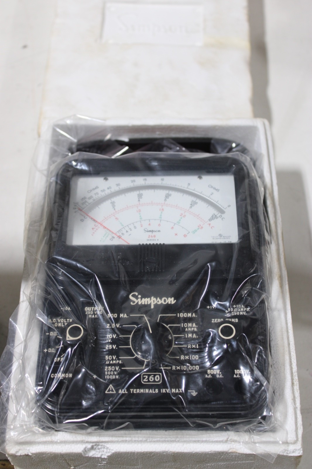 NEW SIMPSON 260 Series Volt Ohm Milliammeters. Series 8