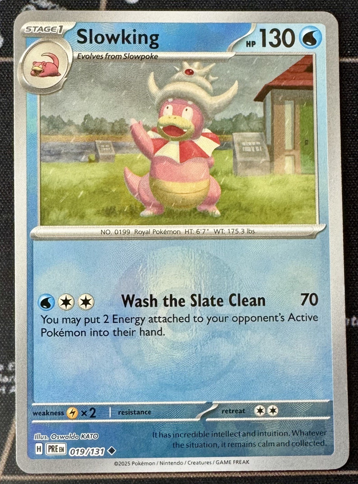 Slowking (Master Ball Pattern) 019/131 Prismatic Evolutions Holo (NM) English