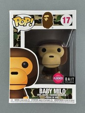 FUNKO POP! BABY MILO #17 BAPE BAIT EXCLUSIVE FLOCKED NO SHIRT VARIANT UNRELEASED