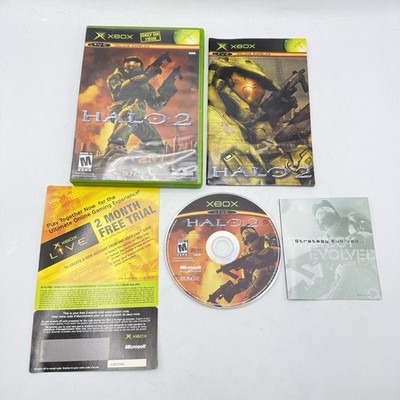 Halo 2 (Original Xbox, 2004) Complete With Manual Refurbished Good