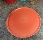 FIESTA WARE HLC USA Pizza Cookie Tray Plate 12" D ~ PERSIMMON — photo 1