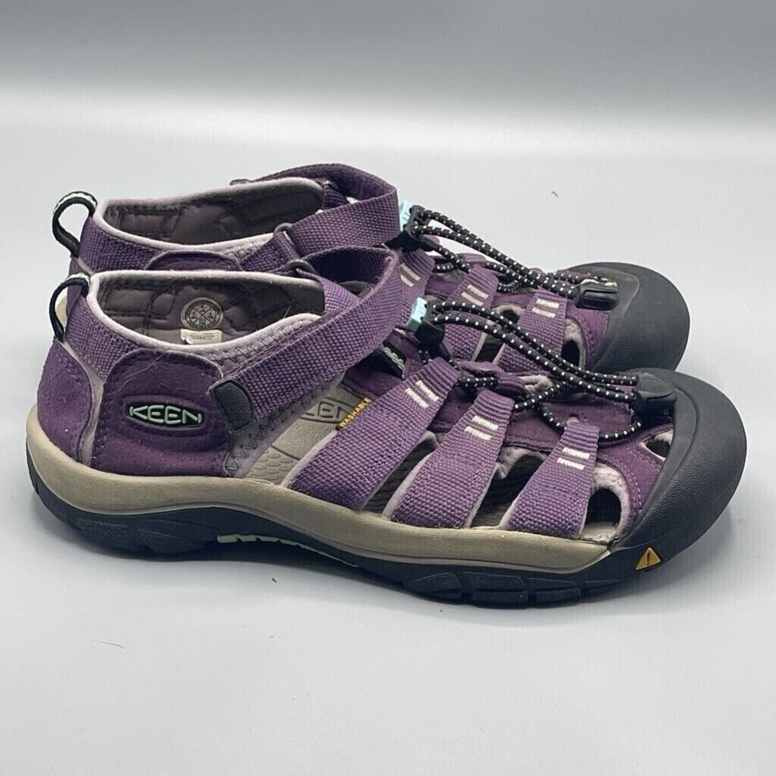 Sandali Keen donna 5 scarpe Newport H2 sport viola impermeabili gancio passante