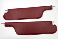 Burgundy Red Claret Sunvisor Set For 1964-1965 Pontiac Gto Hardtop Burgundy Red Claret Sunvisor Set For 1964-1965 Pontiac Gto Hardtop