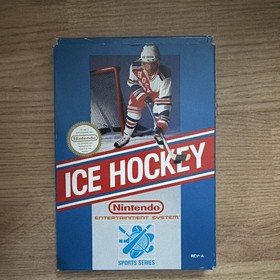 Nintendo NES Ice Hockey - Complete in Box (CIB) with Manual - Authentic - Tested