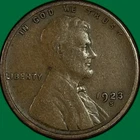 1923-S Lincoln Wheat Cent Fine F Coin #34331