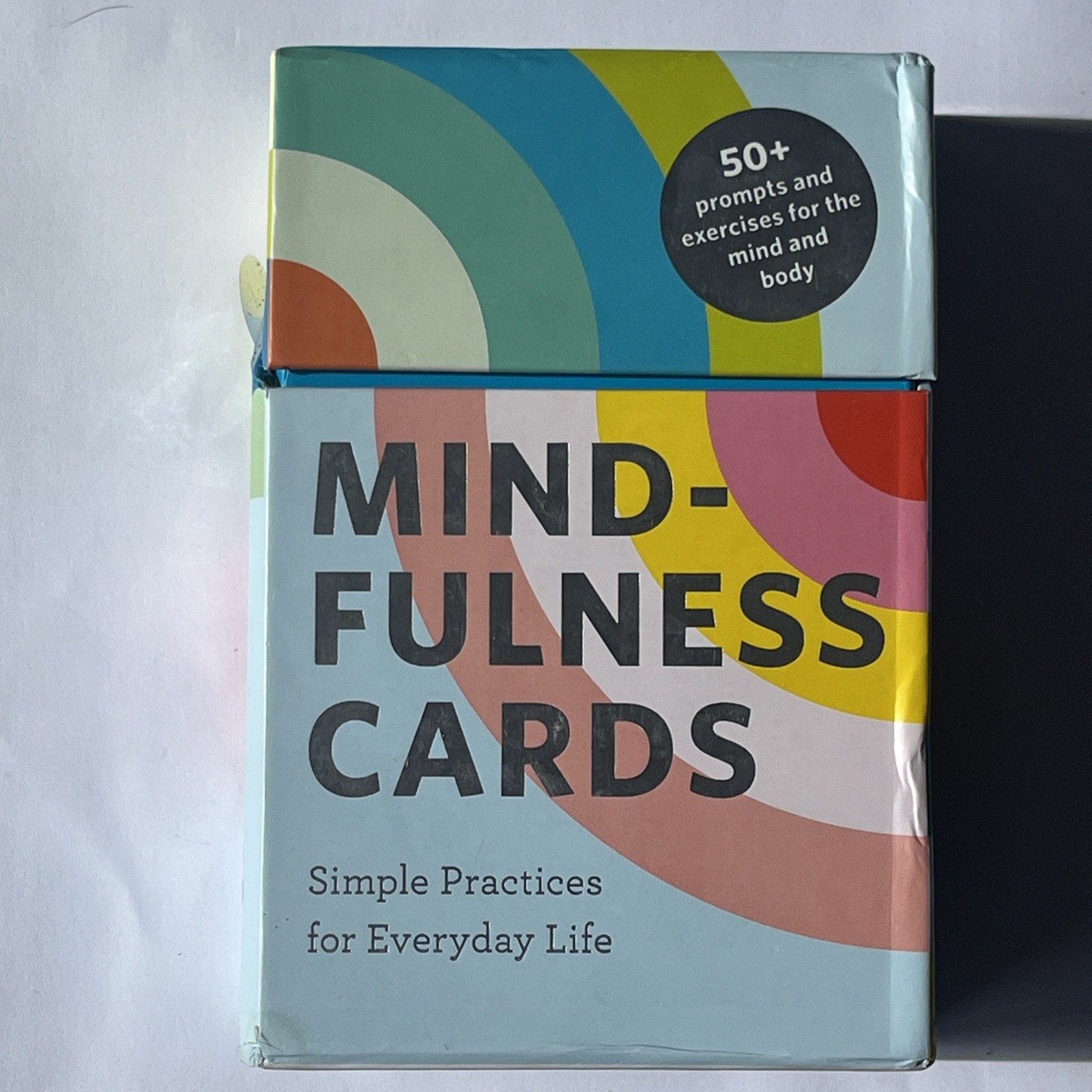 (N) Mindfulness Cards Simple Practices for Everyday Life -Box Is A Little Tatty