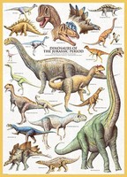 Puzzle (1000 T.) Dinosaurier Der Jurazeit (Eurographics) Neu/Ovp