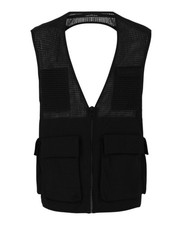 Givenchy Mens Mesh Cargo Vest