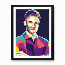 Wpap Popart Levine Art Print Framed Wall Art Poster Canvas Print Picture