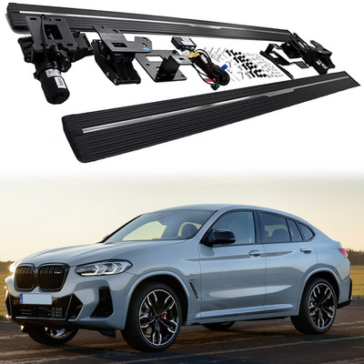 Electric Side Step Deployable Electric Running Boards Power For BMW X4 2019-2026